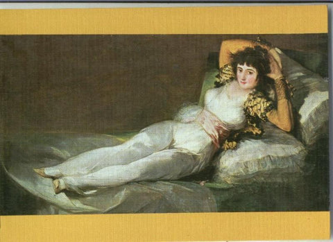Postal  000405: Goya: escuela española-La maja vestida