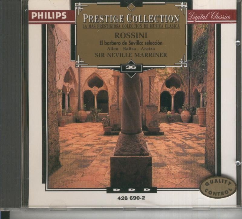 CD Musica Clasica: Rossini: El barbero de sevilla, seleccion
