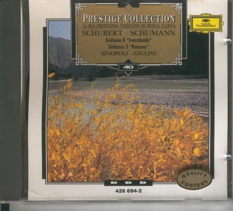 CD Musica Clasica: Schubert: Sinfonia numero 8: Inacabada