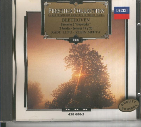 CD Musica Clasica: Beethoven: Concierto numero 5: emperador, Sonatas 19 y 20