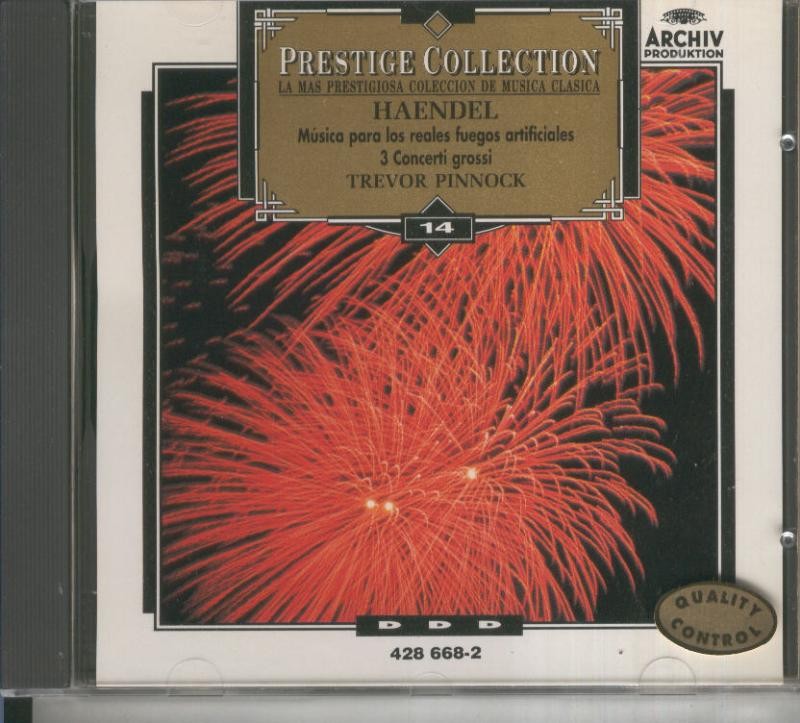 CD Musica Clasica: Haendel: Musica para los reales fuegos artificiales