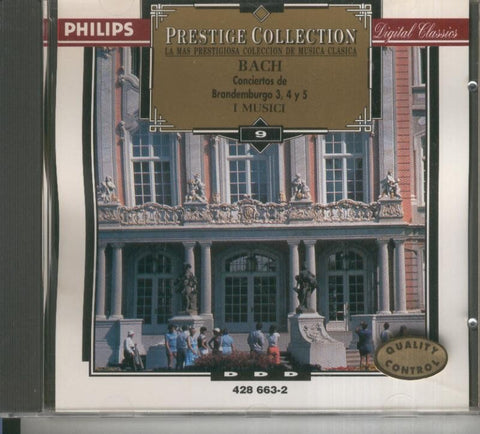 CD Musica Clasica: Bach: Conciertos de Brandemburgo 3,4 y 5  I Musici