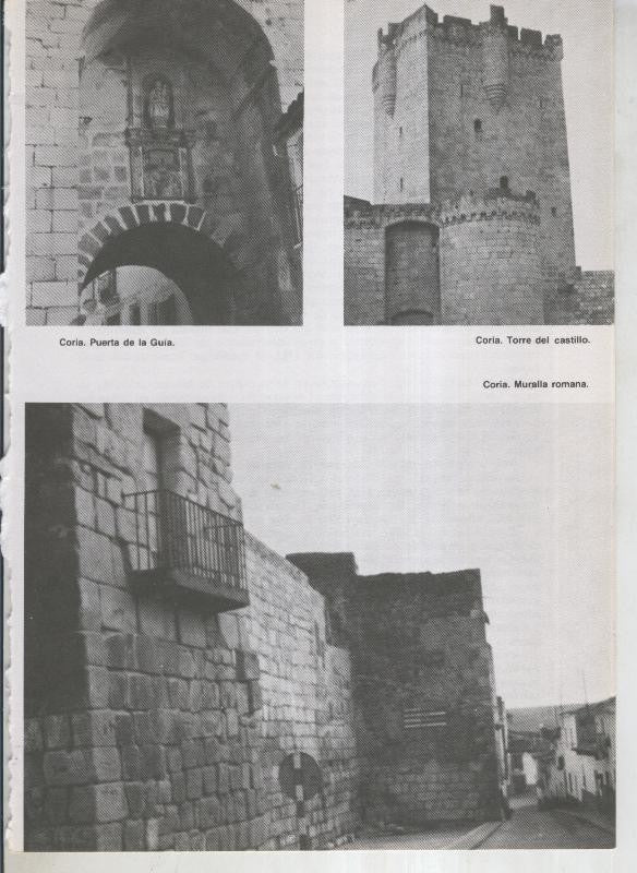 Viaje por Extremadura: Coria: Puerta de la Guia, Torre del Castillo y
