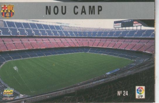 Cromo Liga 97/98: F.C.Barcelona numero 024: Nou Camp