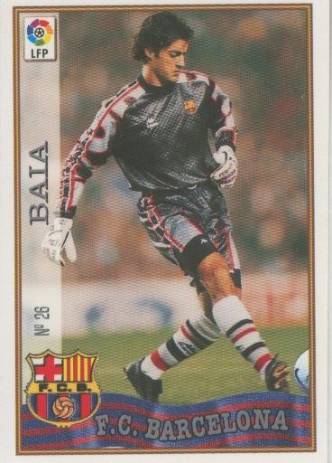 Cromo Liga 97/98: F.C.Barcelona numero 026: Victor Baia