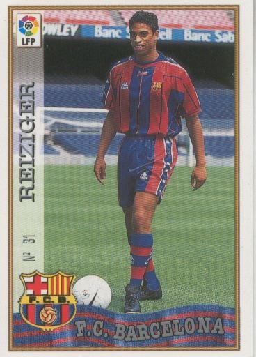 Cromo Liga 97/98: F.C.Barcelona numero 031: Reiziger