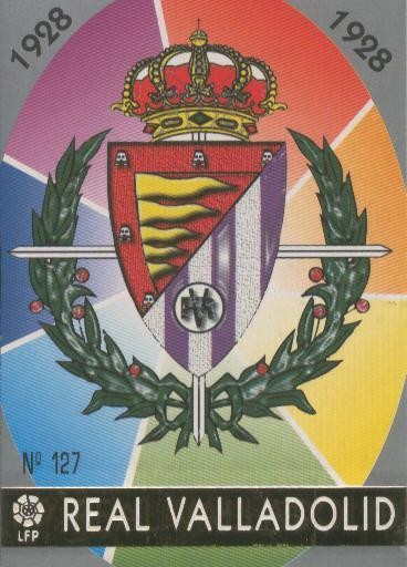 Cromo Liga 97/98: Real Valladolid numero 127: Escudo