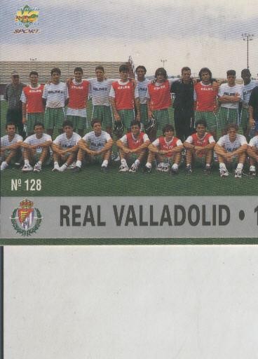 Cromo Liga 97/98: Real Valladolid numero 128: Foto equipo