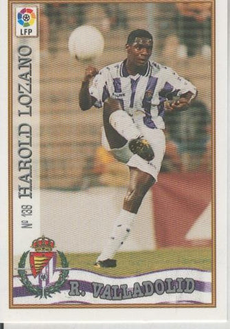 Cromo Liga 97/98: Real Valladolid numero 138: Harold Lozano