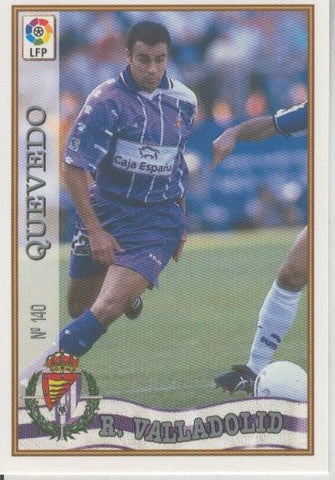 Cromo Liga 97/98: Real Valladolid numero 140: Quevedo