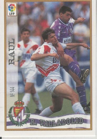 Cromo Liga 97/98: Real Valladolid numero 144: Raul