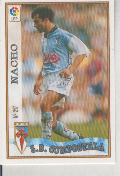 Cromo Liga 97/98: S.D.Compostela numero 217: Nacho