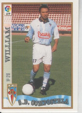 Cromo Liga 97/98: S.D.Compostela numero 218: William