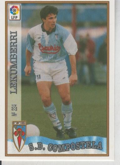 Cromo Liga 97/98: S.D.Compostela numero 224: Lekumberri