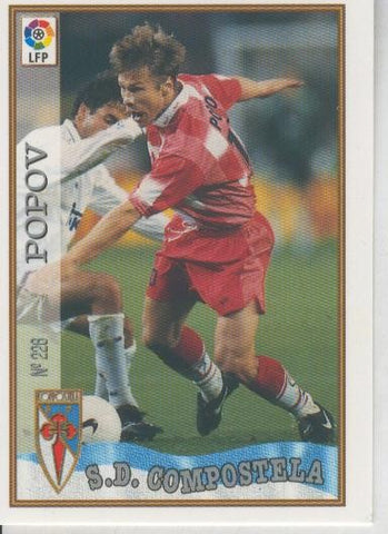 Cromo Liga 97/98: S.D.Compostela numero 226: Popov