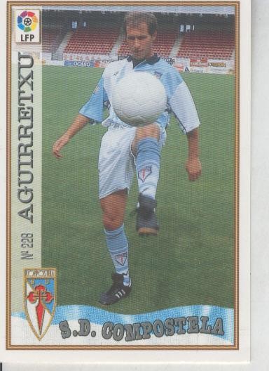 Cromo Liga 97/98: S.D.Compostela numero 228: Aguirretxu