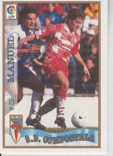 Cromo Liga 97/98: S.D.Compostela numero 229: Manuel