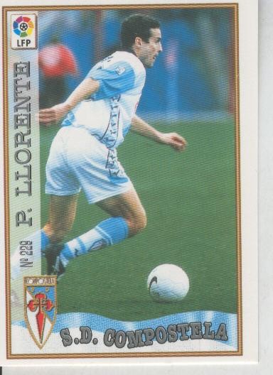 Cromo Liga 97/98: S.D.Compostela numero 229: P.Llorente