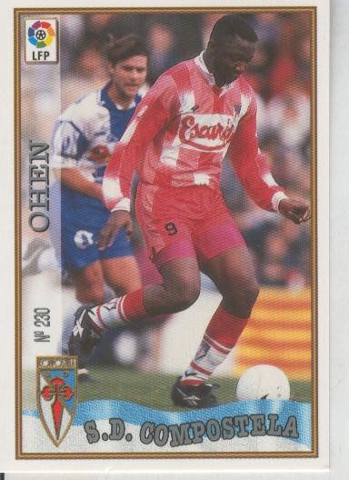 Cromo Liga 97/98: S.D.Compostela numero 230: Ohen
