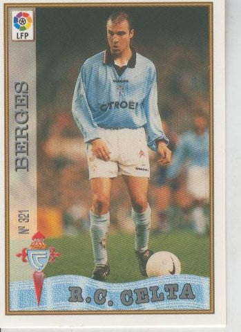 Cromo Liga 97/98: R.C.Celta numero 321: Berges