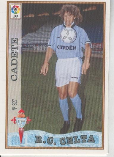 Cromo Liga 97/98: R.C.Celta numero 327: Cadete