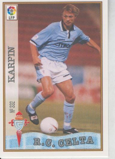 Cromo Liga 97/98: R.C.Celta numero 332: Karpin
