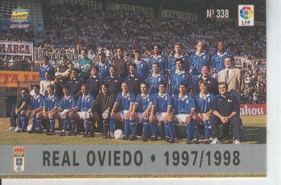 Cromo Liga 97/98: Real Oviedo numero 338: Foto equipo