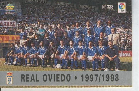 Cromo Liga 97/98: Real Oviedo numero 338: Foto equipo