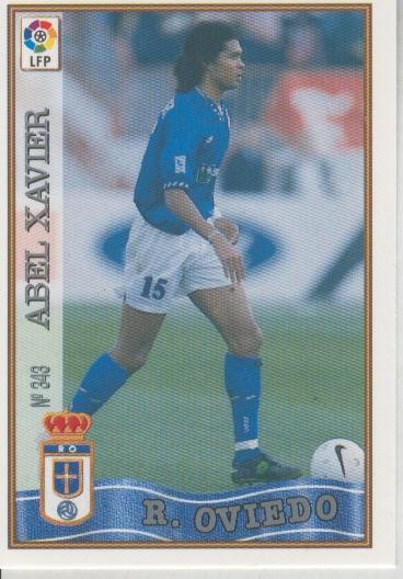 Cromo Liga 97/98: Real Oviedo numero 343: Abel Xavier