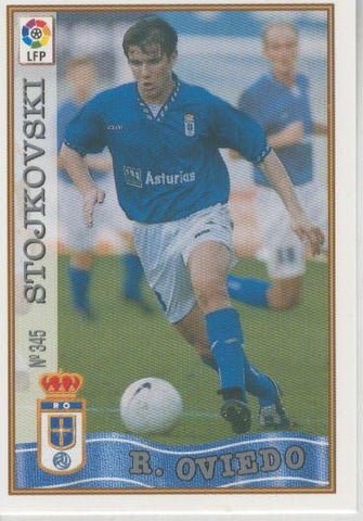 Cromo Liga 97/98: Real Oviedo numero 345: Stojkovski