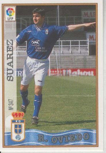 Cromo Liga 97/98: Real Oviedo numero 347: Suarez