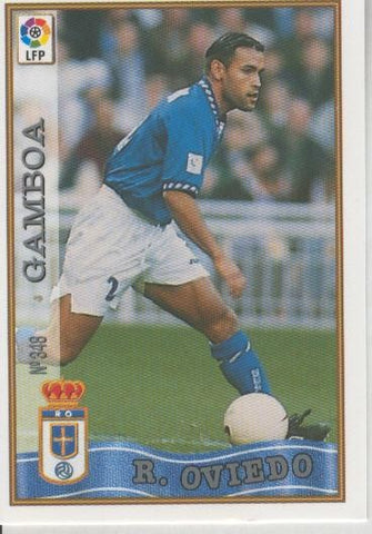 Cromo Liga 97/98: Real Oviedo numero 348: Gamboa