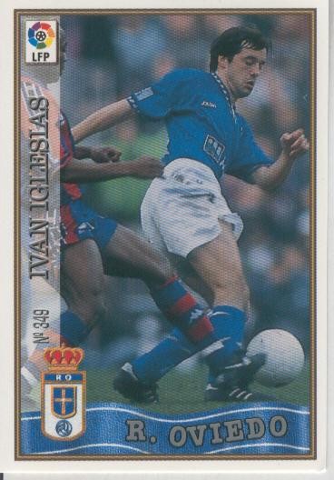 Cromo Liga 97/98: Real Oviedo numero 349: Ivan Iglesias