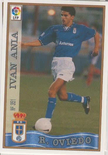 Cromo Liga 97/98: Real Oviedo numero 351: Ivan Ania