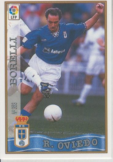 Cromo Liga 97/98: Real Oviedo numero 353: Borelli
