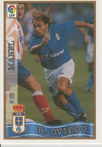 Cromo Liga 97/98: Real Oviedo numero 356: Manel