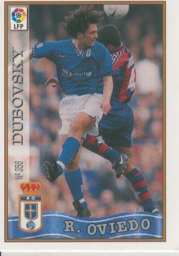 Cromo Liga 97/98: Real Oviedo numero 356: Dubovsky