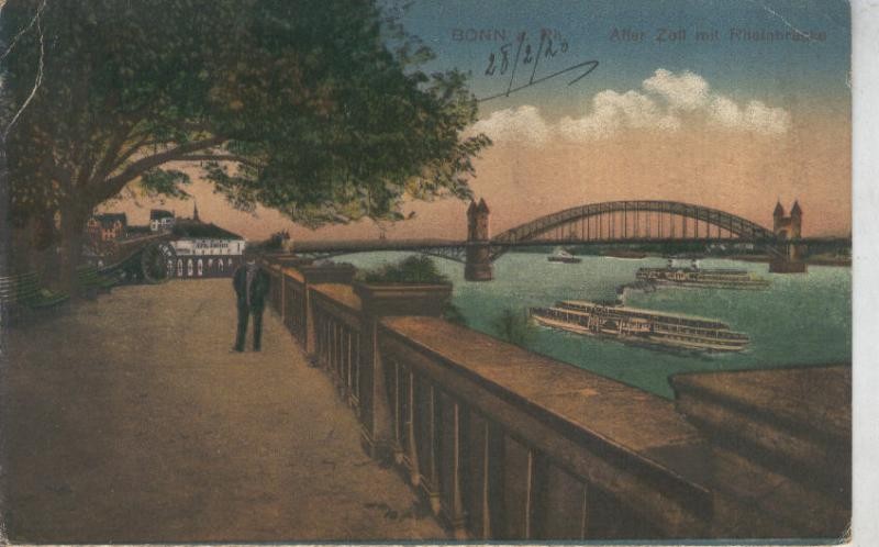 Postal 011332: Bonn, Alemania, Rio y paseo