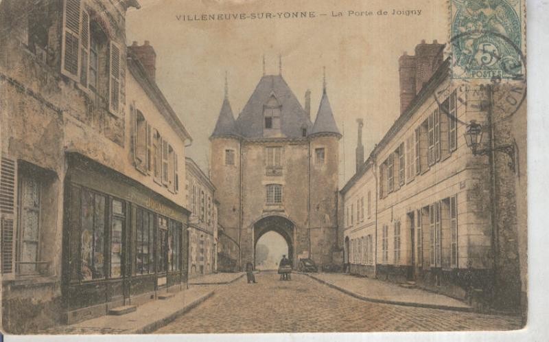 Postal 011334: La porte de Joigny de Villeneuve-sur-Yonne