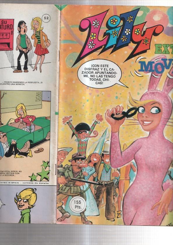 Lily extra numero 52: Movida: Poster central de Mortadelo y Candy Candy (numerado 2 en trasera)