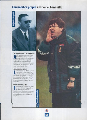 Espanyol Lamina 18: Alejandro Scopelli, Camacho