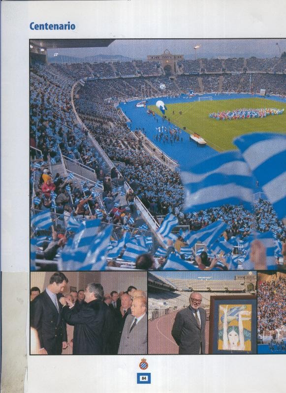 Espanyol Lamina 40: Centenario y fiesta en Montjuic