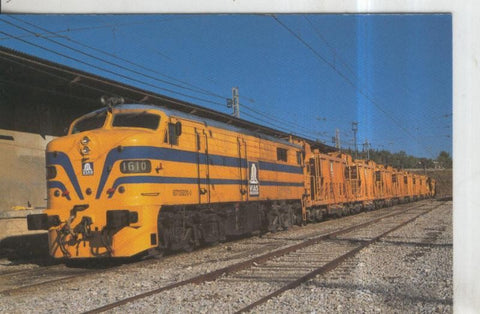 Postal 011388: Locomotora 1610 de la empresa Vias y Construcciones