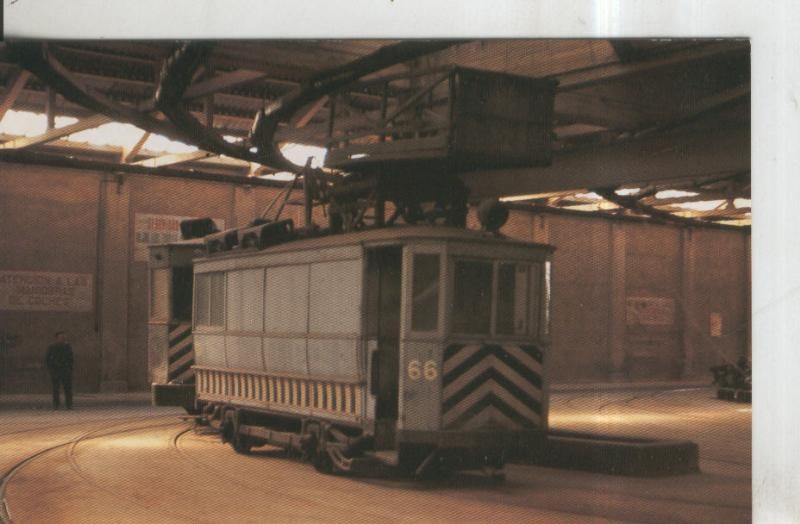 Postal 011396: Cotxe 66 de los tramvies de Barcelona 