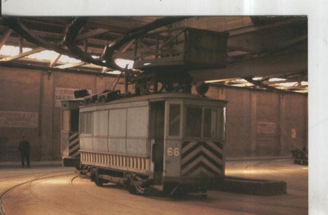 Postal 011396: Cotxe 66 de los tramvies de Barcelona 