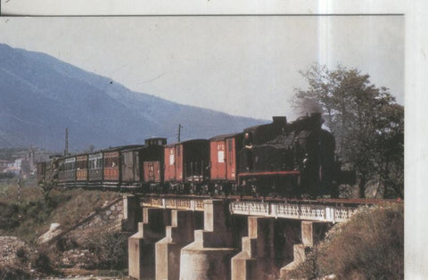 Postal 011402: Tren mixto en la lina F.C.Olot a Girona