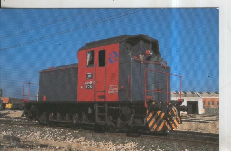 Postal 011406: Locomotora diesel de maniobras numero 303.139.0
