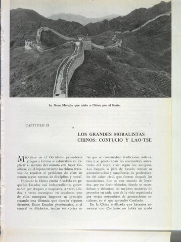 Historia del Mundo bloque 02: Los grandes moralistas chinos: Confucio y Lao-Tse