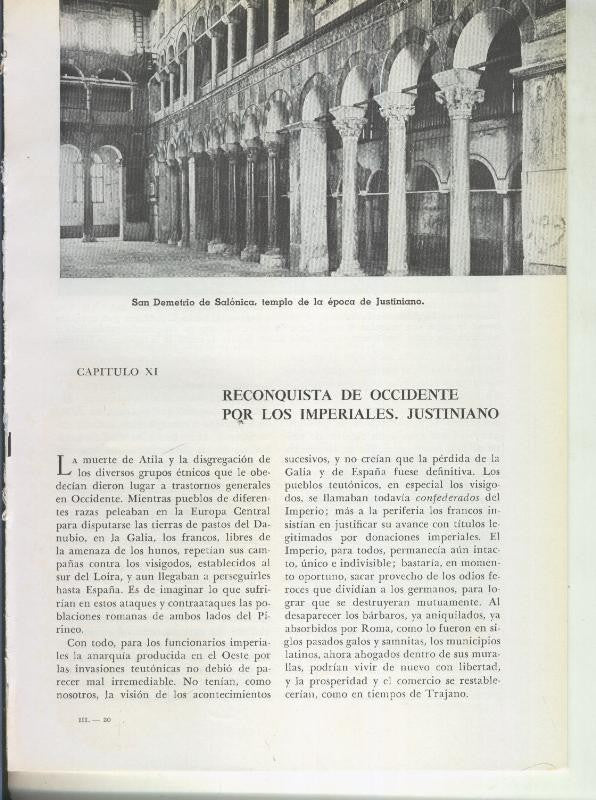 Historia del Mundo bloque 11: Reconquista de Occidente por los Imperiales.Justiniano
