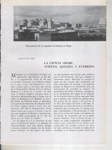 Historia del Mundo bloque 19: La ciencia arabe. Avicena, Algazel y Averroes